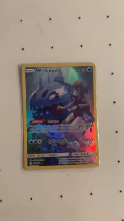 Pokemon TCG Wishiwashi Holo Secret Rare Card Sun & Moon Cosmic Eclipse 240/236 - Image 1