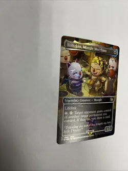 Stiltzkin Moogle Merchant Borderless Chocobo Track Foil Card #0565 MTG LP - Image 5