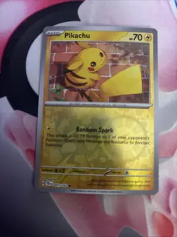 Pokemon Pikachu TCG SV-Temporal Forces #51/162 Common Reverse Holo Card - Image 1