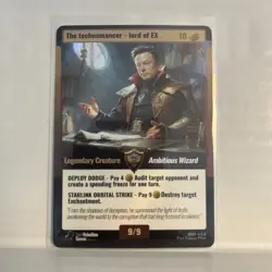 The Technomancer Lord of EX, Elon Musk, 2026 World War Woke Holographic Card - Image 1