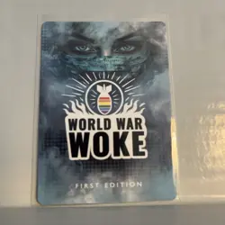 The Technomancer Lord of EX, Elon Musk, 2026 World War Woke Holographic Card - Image 2