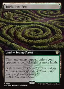 Turbulent Fen - Extended Art SOC NM MTG - Image 1