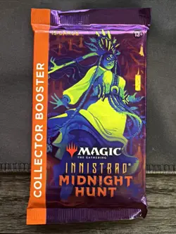 MTG Individual Factory Sealed Innistrad: Midnight Hunt Collector Booster Pack - Image 1