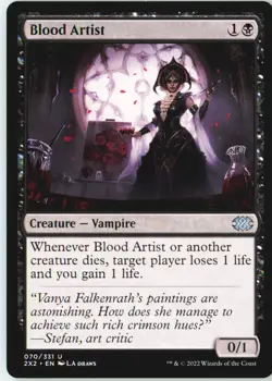 Blood Artist 70 Uncommon Double Masters 2022 Near Mint - Image 2
