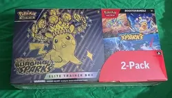 Pokemon Scarlet & Violet Surging Sparks Costco 2025 Factory Sealed 2-Pack Bundle - Image 1
