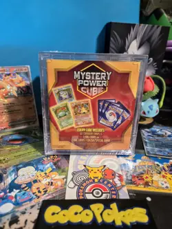 2018 Sealed Pokemon Power Mystery Cube Box,Vintage Gold Star Cover,Vintage HoloU - Image 2