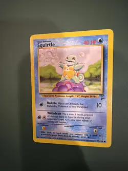 MINT Squirtle 1999 Base Set Shadowless 1st Edition 63/102 Pokemon Card - Image 2