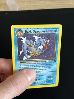 Pokemon Team Rocket Holo 5 card Lot – Dark Gyarados, Magneton (SWIRL) – WOTC - Image 4