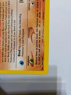 Omanyte 60/75 Neo Discovery WOTC Vintage Pokemon - LP - Image 2