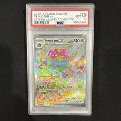 VENUSAUR EX 198/165 PSA 10 POKEMON 151 SPECIAL ILLUSTRATION RARE POKEMON ENGLISH - Image 1
