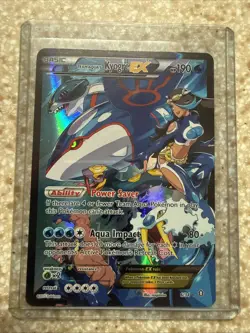 Team Aqua's Kyogre EX 6/34 Double Crisis Holo Ultra Rare 190 HP 2015 EN - Image 1