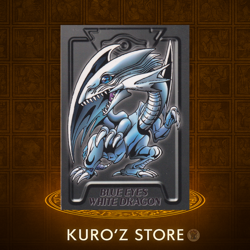 Yugioh Blue Eyes White Dragon BANDAI duel scene Collection 90s NM-EX - Image 1