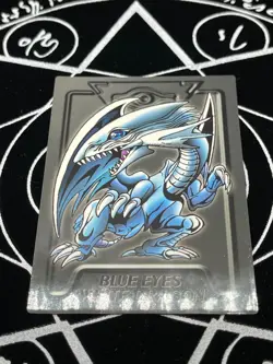 Yugioh Blue Eyes White Dragon BANDAI duel scene Collection 90s NM-EX - Image 2