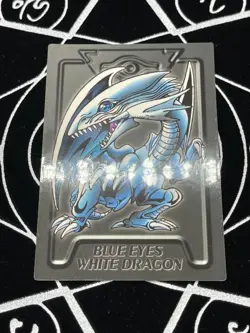 Yugioh Blue Eyes White Dragon BANDAI duel scene Collection 90s NM-EX - Image 3