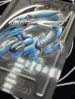 Yugioh Blue Eyes White Dragon BANDAI duel scene Collection 90s NM-EX - Image 4