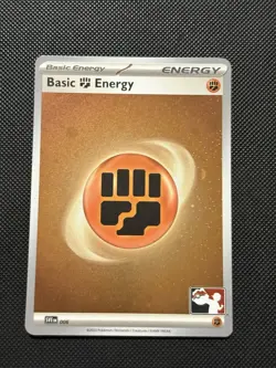 Pokemon Play Prize Pack Series 4 - Fighting Energy SVE 006 - COSMOS HOLO - M/NM - Image 2