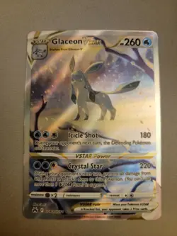 Pokemon TCG Glaceon VStar GG40/GG70 Full Art NM - Image 1