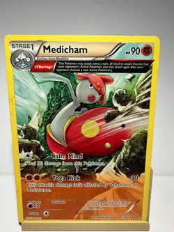 Medicham 81/160 Rare Primal Clash Pokemon Lightly Played - Image 1