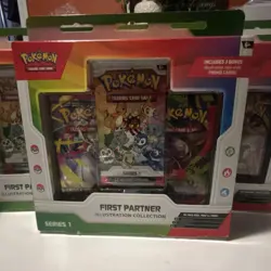 Pokemon Illustration Collection First Partner Pack Series 1 Promo Box English - Image 1