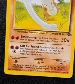 Pokemon Jungle Marowak 39/64 Vintage WOTC Uncommon - Image 3
