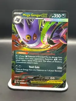 Mega Gengar ex 056/094 Phantasmal Flames Double Rare Holo Pokemon TCG NM - Image 1