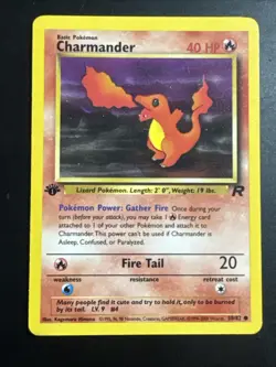 Charmander 50/82 Team Rocket 1st Edition Pokemon - Image 1