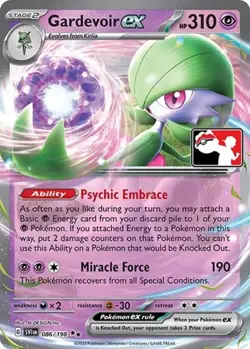 1x Gardevoir ex (#086/198) - Holofoil NM Eng Pokemon - Prize Pack Series - Image 1