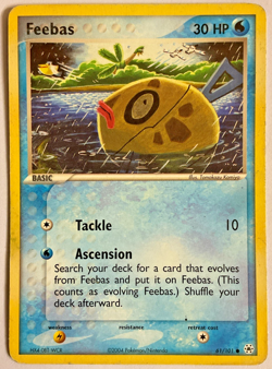 Feebas Non Holo Common 61/101 Hidden Legends HP Pokemon TCG - Image 1