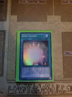 YUGIOH TCG SOUL CHARGE DRLG-EN014 SUPER 1ST ED NM - Image 1