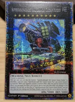 Superdreadnought Rail Cannon Gustav Rocket Starlight Rare BLZD-EN043 Yugioh NM - Image 1