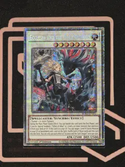 BPRO-EN041 Ecclesia and the Black Dragon Starlight Rare 1st Ed YuGiOh - Image 1