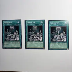 Yugioh! 3x Prohibition SDMM-EN022 (Common, 1st Edition) - NM - Image 1