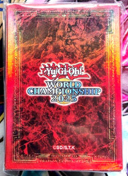 Yugioh Official Protector 100 Sleeve World Championship 2025 WCS Red Japan NEW - Image 1