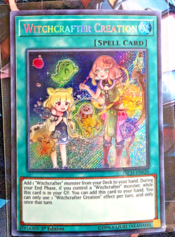 Yugioh Witchcrafter Creation - INCH-EN020 - Secret Rare - 1st Edition - Image 1