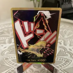 DON Card Monkey D Luffy (Gear 4) PRB-02 [Gold Frame] vol.2 One Piece ENGLISH - Image 1