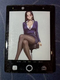 Goddess Story Hancock Black Lace Preimium Thick Card Waifu Doujin One Piece - Image 1
