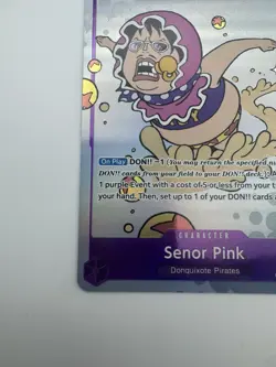 One Piece TCG Senor Pink OP10-067 Rare Alternative Art Royal Blood English NM - Image 4
