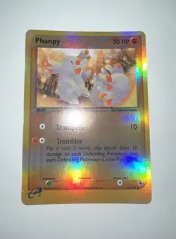 Phanpy 62/109 Reverse Holo E-reader Pokemon Card Ex Ruby And Sapphire - Image 1