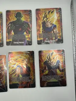 Bandai Dragon Ball Super Card Game Energy Marker Lot Goku Vegeta 10 Cards - Image 3
