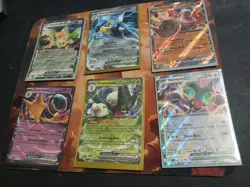 Pokemon TCG Paldea Evolved EX Holo 6 Card Lot Meowscarada Alakazam Squawkabilly - Image 1