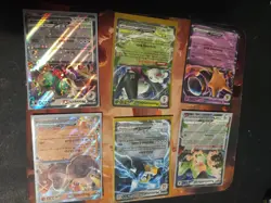 Pokemon TCG Paldea Evolved EX Holo 6 Card Lot Meowscarada Alakazam Squawkabilly - Image 2