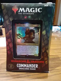 MtG Draconic Rage commander deck, new factory sealed - Image 1