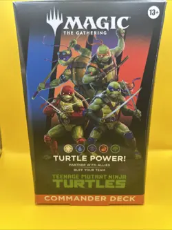 NEW! Magic The Gathering Teenage Mutant Ninja Turtles Commander Deck MTG SEALED! - Image 1