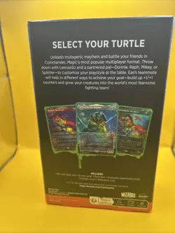 NEW! Magic The Gathering Teenage Mutant Ninja Turtles Commander Deck MTG SEALED! - Image 4