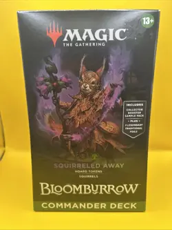 Bloomburrow Commander Deck - SQUIRRELED AWAY MTG Brand New Sealed - Image 1