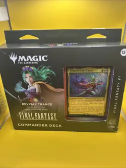 Magic MTG Final Fantasy VI Commander Deck Revival Trance *NEW SEALED, Dented* - Image 1
