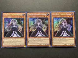3x Ghost Belle & Haunted Mansion | Secret Rares | RA01 | NM | 1st Ed | YuGiOh! - Image 1