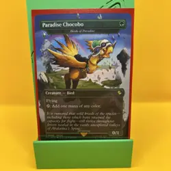 MTG-Paradise Chocobo Birds of Paradise Borderless Foil #483 - Image 1