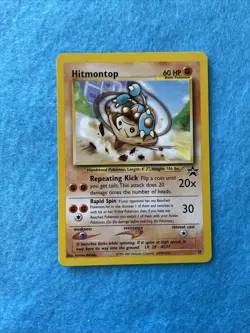Hitmontop #37 - Black Star Promo - WoTC Pokemon Card - Near Mint (NM) Vintage - Image 1