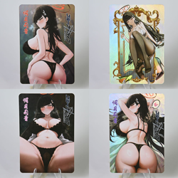 9×Blue Archive Tsukatsuki Rio Doujin Card Goddess Stroy Waifu ACG Custom DIY - Image 1